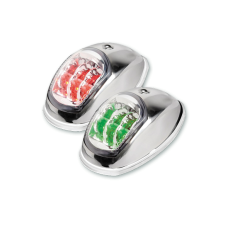 ΦΑΝΑΡΙ ΠΛΕΥΡΙΚΟ ΖΕΥΓΟΣ LED 95X60MM INOX
