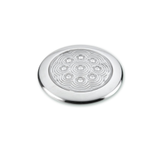 ΠΛΑΦΟΝΙΕΡΑ 5 ΛΕΥΚΑ & 4 ΚΟΚΚΙΝΑ LED 94MM INOX