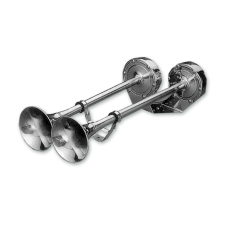 ΚΟΡΝΑ ΤΡΟΜΠΕΤΑ ΔΙΠΛΗ 105dB 12V 410 & 465MM INOX ΚΟΡΝΑ ΤΡΟΜΠΕΤΑ ΔΙΠΛΗ 105dB 12V 410 & 465MM INOX