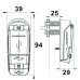 ΠΡΙΖΑ USB ΔΙΠΛΗ 12/24V 2Χ2.1Α ROKK ΠΡΙΖΑ USB ΔΙΠΛΗ 12/24V 2Χ2.1Α ROKK