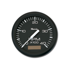 ΣΤΡΟΦΟΜΕΤΡΟ 4000 RPM DIESEL & ΩΡΟΜΕΤΡΟ ΜΑΥΡΟ FARIA ΣΤΡΟΦΟΜΕΤΡΟ 4000 RPM DIESEL & ΩΡΟΜΕΤΡΟ ΜΑΥΡΟ FARIA