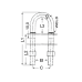 ΜΑΠΑ ΔΙΠΛΗ DELUXE INOX 9,5X110MM