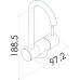 ΒΡΥΣΗ 97,2X188,5MM ΖΕΣΤΟ/ΚΡΥΟ ΕΠΙΧΡΩΜΙΩΜΕΝΗ