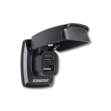 ΠΡΙΖΑ USB ΔΙΠΛΗ TYPE A & TYPE C 12/24V 6Α SCANSTRUT ΠΡΙΖΑ USB ΔΙΠΛΗ TYPE A & TYPE C 12/24V 6Α SCANSTRUT