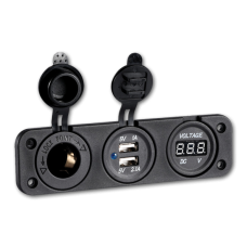 ΒΟΛΤΟΜΕΤΡΟ ΨΗΦΙΑΚΟ 8-32V ΜΕ ΔΙΠΛΗ ΘΥΡΑ USB & ΑΝΑΠΤΗΡΑ