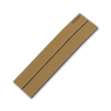 ΠΑΤΩΜΑ 8X170CM ΣΥΝΘΕΤΙΚΟ TEAK ΜΕ 2 ΛΩΡΙΔΕΣ 6ΜΜ