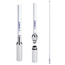 ΚΕΡΑΙΑ VHF 1,5M 3dB ΛΕΥΚΗ FIBERGLASS FAST FIT KS-50