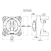 ΔΙΑΚΟΠΤΗΣ ΜΠΑΤΑΡΙΑΣ ON-OFF 600Α ΒΑΡΕΩΣ ΤΥΠΟΥ BLUE SEA
