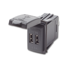 ΠΡΙΖΑ USB ΔΙΠΛΗ 9-32V 4.8A CONTURA BLUE SEA ΠΡΙΖΑ USB ΔΙΠΛΗ 9-32V 4.8A CONTURA BLUE SEA