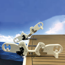 PIVOTING CHOCKS ΓΙΑ ΣΤΗΡΙΞΗ ΑΠΕΥΘΕΙΑΣ ΣΤΗΝ ΠΛΑΤΦΟΡΜΑ ΛΕΥΚΟ