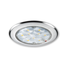 ΠΛΑΦΟΝΙΕΡΑ 9 LED ΛΕΥΚΟ 132ΜΜ INOX