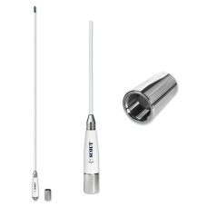 ΚΕΡΑΙΑ VHF 1,0Μ 3dB ΛΕΥΚΗ FIBERGLASS QuickFit QUICK 4