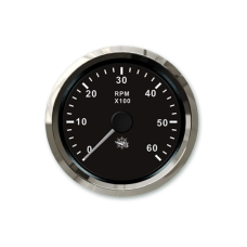ΣΤΡΟΦΟΜΕΤΡΟ 6000 RPM ΜΑΥΡΟ/INOX ΣΤΡΟΦΟΜΕΤΡΟ 6000 RPM ΜΑΥΡΟ/INOX