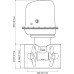 BOW THRUSTER 185MM 85KGF 12V 4,3KW ΔΙΠΛΗΣ ΠΡΟΠΕΛΑΣ