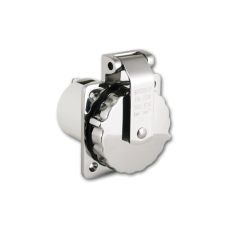 ΠΡΙΖΑ 16A 230V ΣΤΡΟΓΓΥΛΗ INOX MARINCO