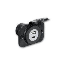 ΠΡΙΖΑ USB ΔΙΠΛΗ TYPE A & TYPE C 12/24V ΜΑΥΡΗ ΠΡΙΖΑ USB ΔΙΠΛΗ TYPE A & TYPE C 12/24V ΜΑΥΡΗ